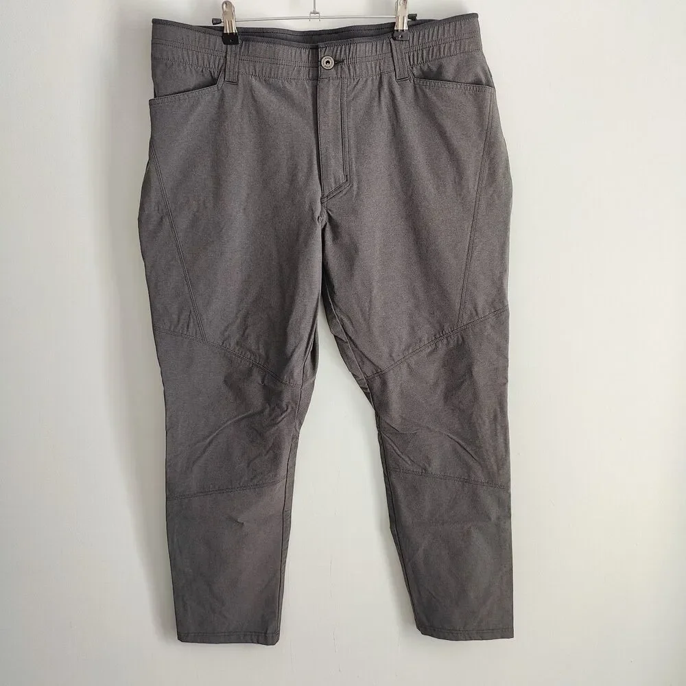 KUHL Deceptr Pants Mens 36x30 Gray Tapered Hiking Outdoor Lightweight Technical